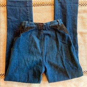 Vintage Blaze Bareback Two-toned Jeans